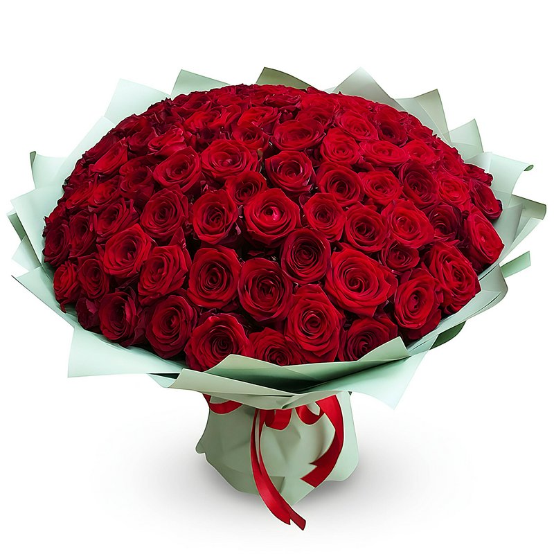 Bouquet of 101 red roses